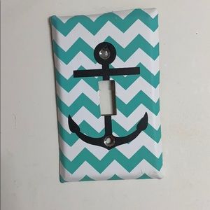 Chevron anchor light switch cover